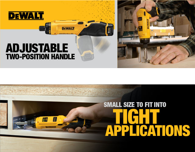 DEWALT 8Volt MAX LithiumIon Cordless Gyroscopic Screwdriver with
